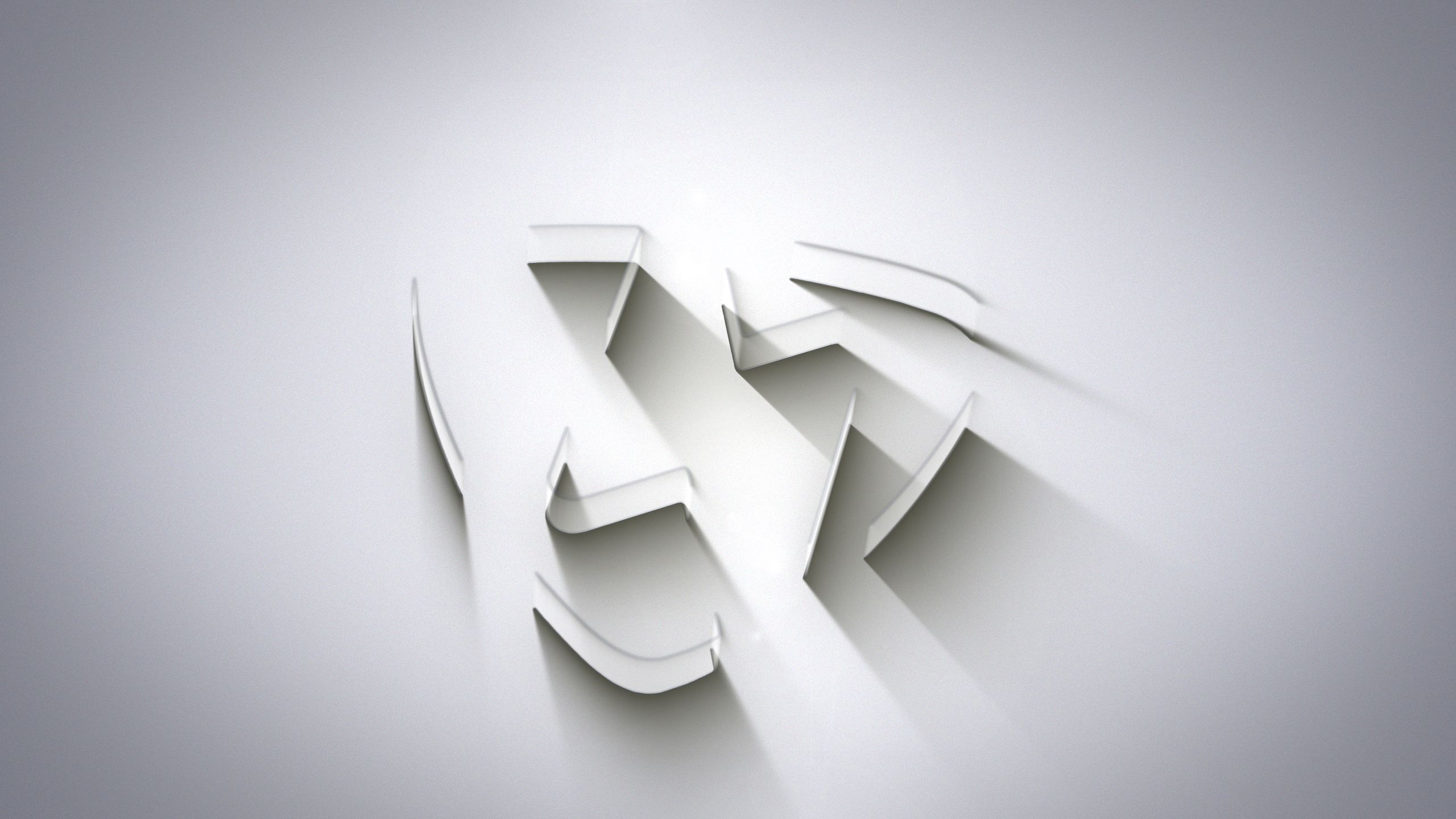 3D Modern Clean Outline - Horizontal