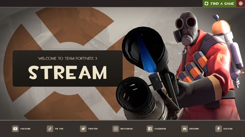 Team Fortress 2 Stream Screen - Pyro - Poster image