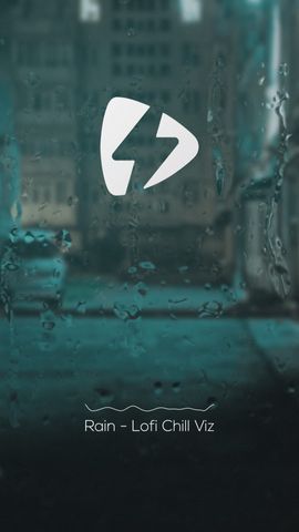 Rain - Lofi Chill Viz - Vertical - Original - Poster image