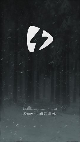 Snow - Lofi Chill Viz - Vertical - Original - Poster image