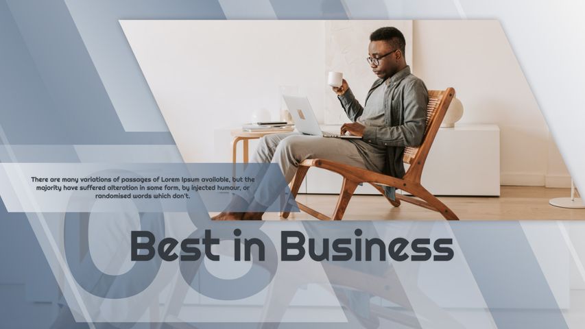 Gradient business present - Slideshow - Original - Poster image