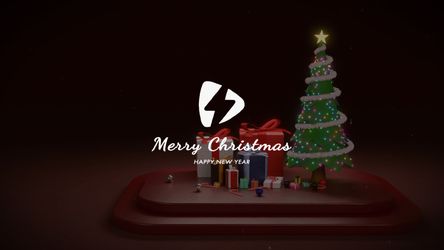 Christmas Logo Original theme video