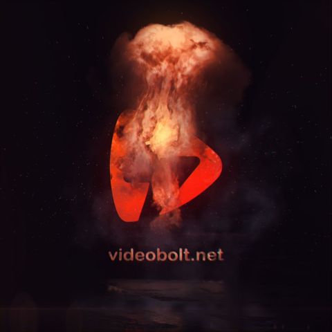 Fire Explosion Logo Reveal - Square - Original - Poster image