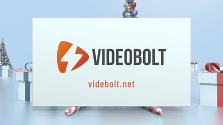 Abstract Christmas Logo Default theme video