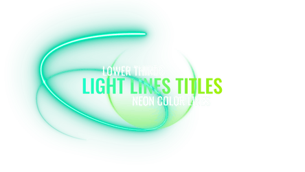 Light Painting Titles - 3 Original black theme video