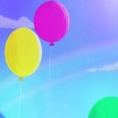 Balloons Logo - Square - Original - Poster image