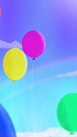 Balloons Logo - Vertical - Original - Poster image