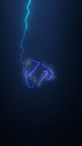 Lightning Logo - Vertical - Original - Poster image