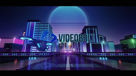 Neon City Logo Original theme video