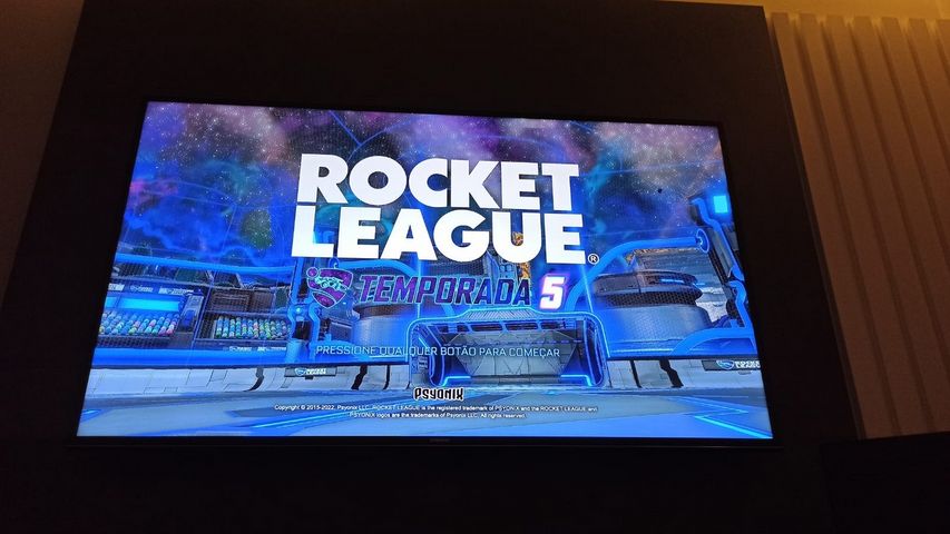 Game time - Rocket League is his favourite
