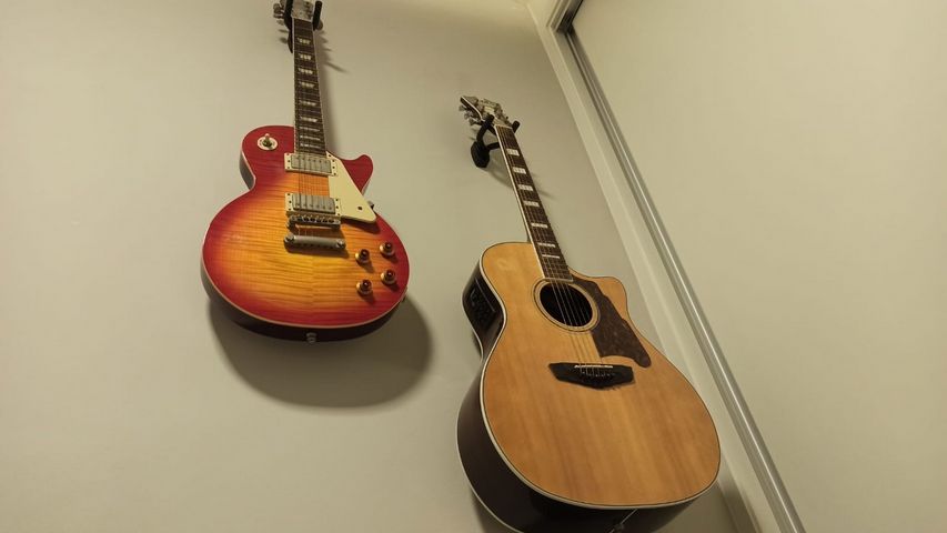 Branco’s guitars hold special place at his home