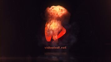 Fire Explosion Logo Reveal Original theme video