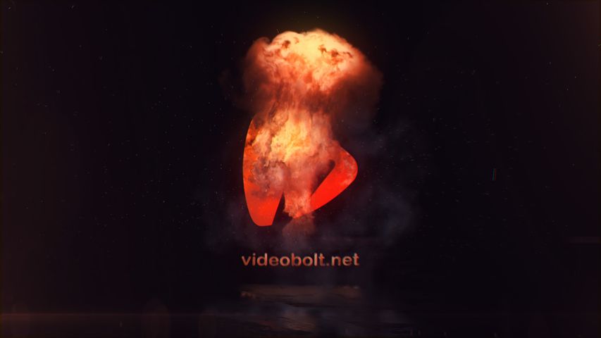Fire Explosion Logo Reveal - Original - Poster image