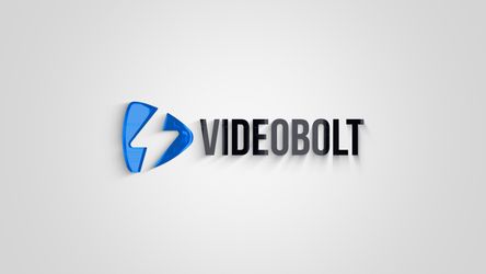3D Matte Silver Logo Default theme video