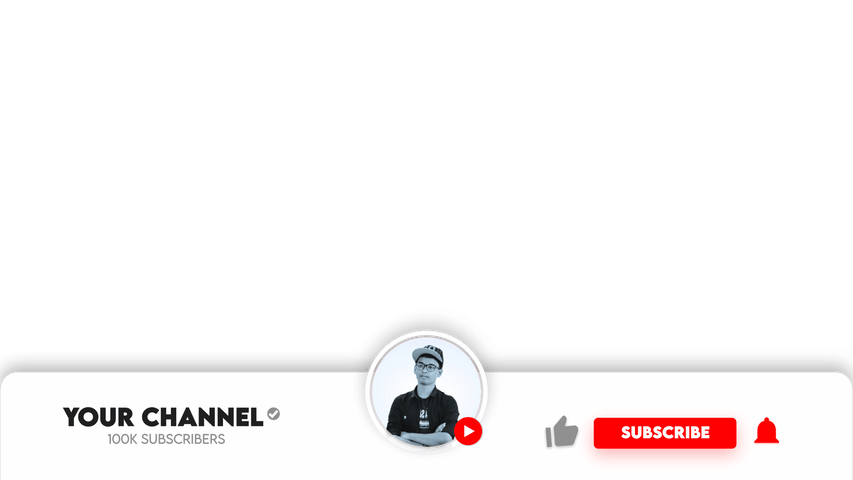 Clean YouTube Subscribe Button 2 - Original - Poster image
