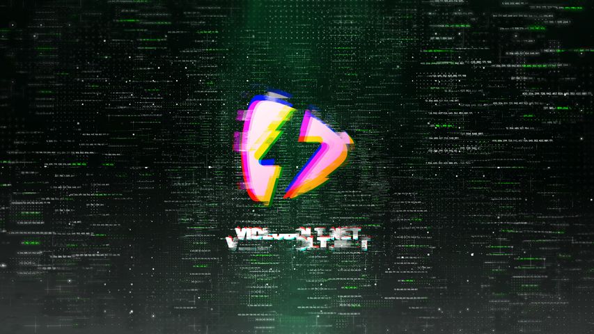 Glitch Logo Reveal - Original - Poster image