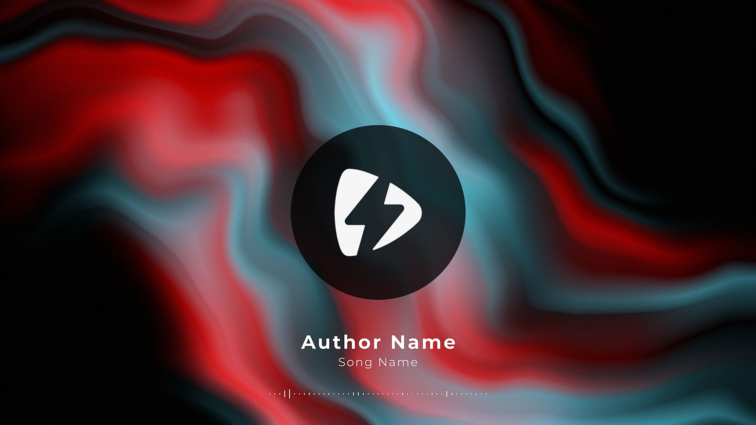 Liquid Gradient Visualizer - Horizontal - Music
