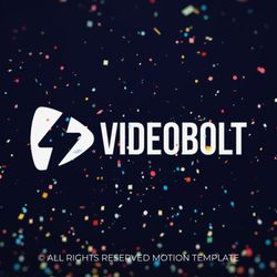 Confetti Burst - Logo Reveal - Square Original theme video