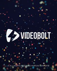 Confetti Burst - Logo Reveal - Post Original theme video