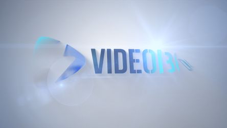 Clean Reveal Logo Dove Blue theme video