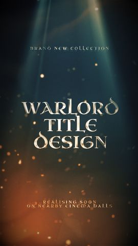 Warlord Title Design - Vertical - Original - Poster image