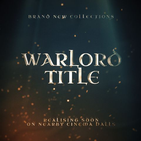 Warlord Title Design - Square - Original - Poster image
