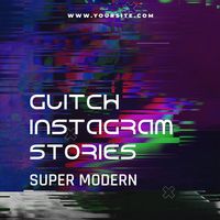 Glitch Instagram Stories 1 - Square Original theme video