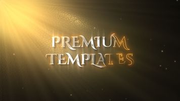 Premium Light Rays Logo Origi theme video