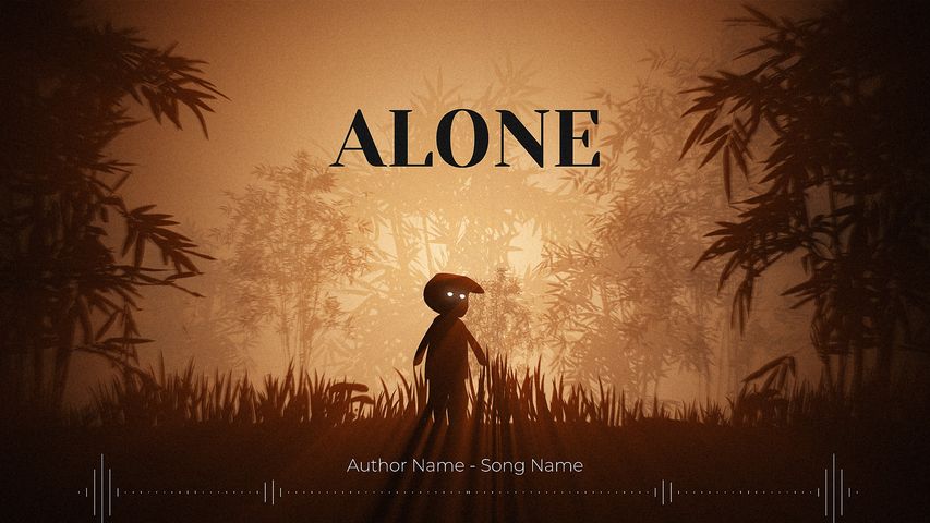 Alone Music Visualizer - Original - Poster image