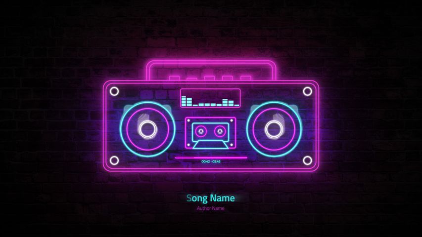 Neon Tape - Original - Poster image