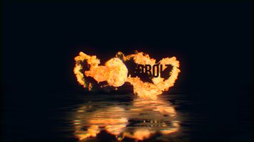 Fire Logo Reveal - Horizontal Original theme video