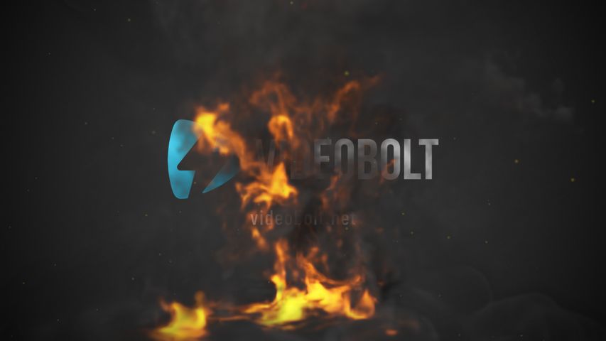 Vorticity Fire Logo - Original - Poster image