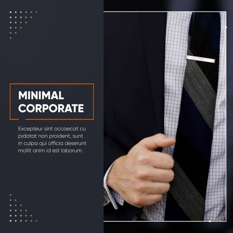 Minimal Business Presentation - Square - Original - Poster image