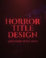 Horror Title - Post Original theme video