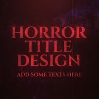 Horror Title - Square Original theme video