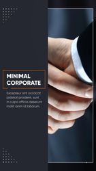 Minimal Business Presentation - Vertical Original theme video