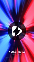Colorful Twirl Visualizer - Vertical Vanda Vision theme video