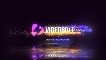 Fast Particles Logo Reveal Purple Logo theme video