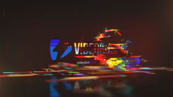 Fast Colorful Glitch Reveal Original theme video