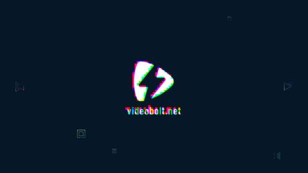 Minimal Glitch Logo Original theme video