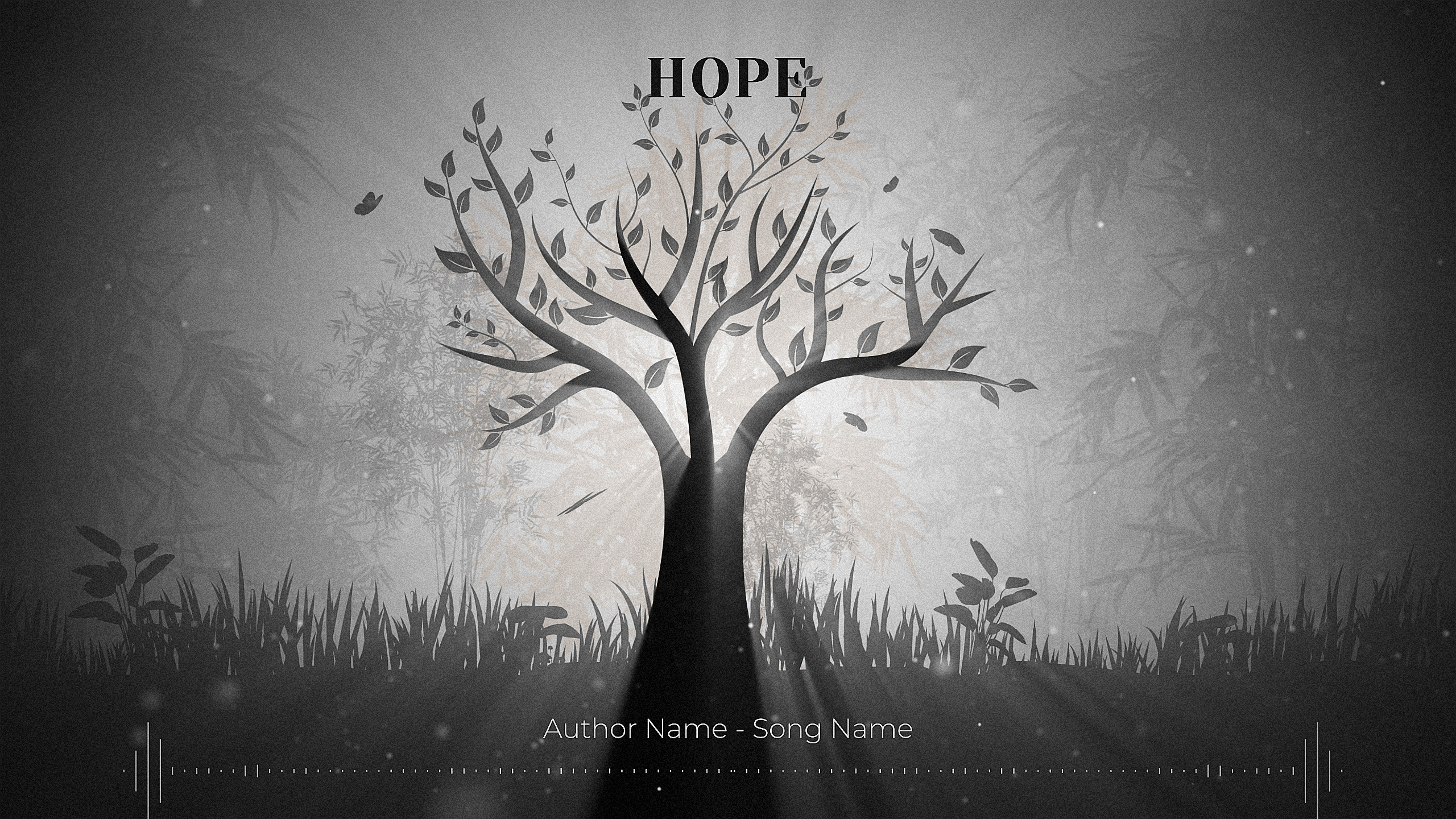 Hope Music Visualizer by themediastock