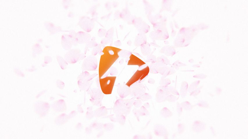 Sakura Burst Logo Reveal - Original - Poster image