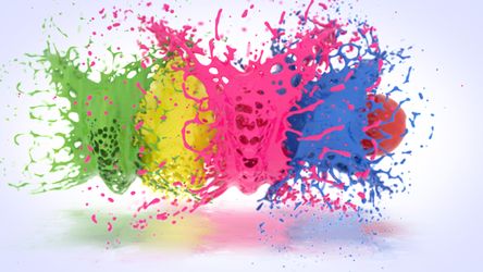 Colorful Splatter Logo Reveal Original theme video