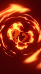 Fire Logo - Vertical Original theme video