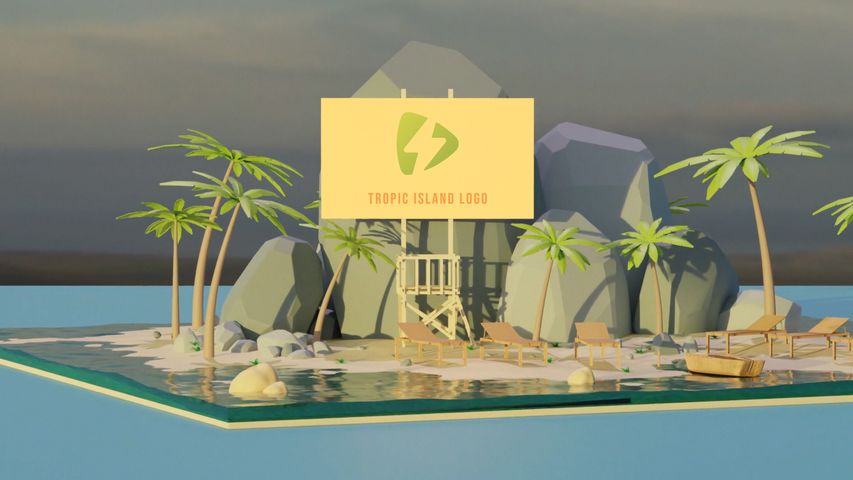 Tropic Island Logo - Original - Poster image