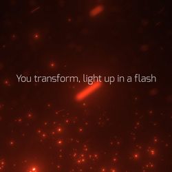 Fire Particle Lyrics - Square Fire theme video