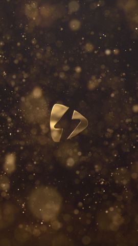 Luxury Logo Reveal - Vertical - Gold - Poster image