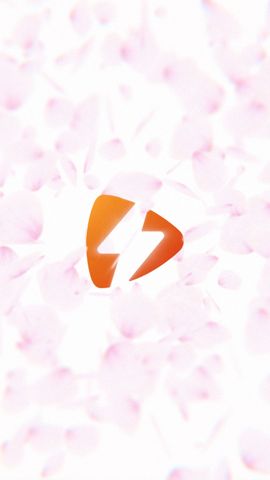 Sakura Burst Logo Reveal - Vertical - Original - Poster image