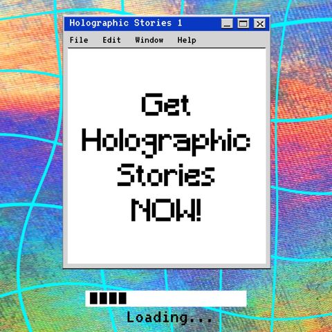 Iridescent Holographic Post 1 - Original - Poster image
