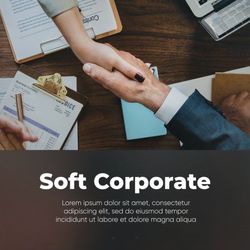Soft Corporate - Clean Presentation - Square Dark Theme theme video